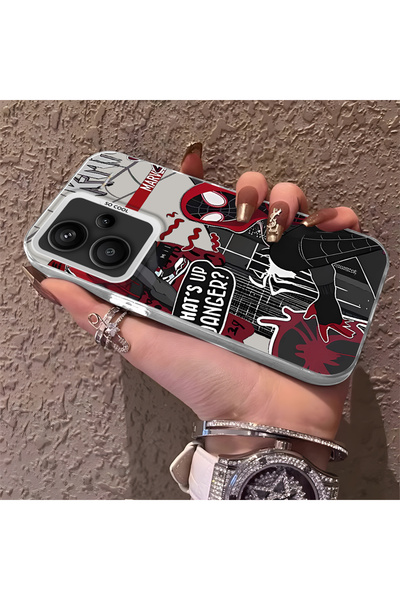 ARTISHELL Redmi Note 13 Pro Plus+ 5G Uyumlu Lüks ve havalı Örümcek Adam desen...