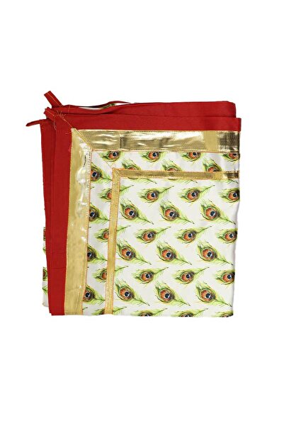 MADHOOR Pooja Velvet Seating Mat Asan Floor Cushion (Model 600)