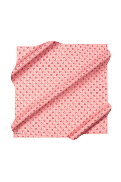 Aker Light Pink 90X90 Silk Crepe Satin Scarf