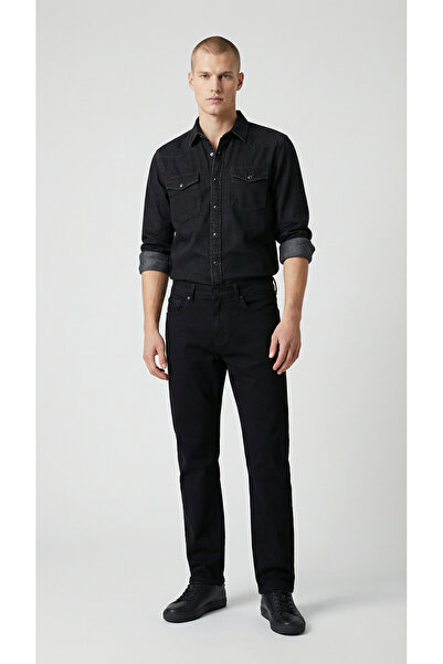 ENZİM JEANS Men's High Waist Straight Cut Straight Leg Jean Trousers