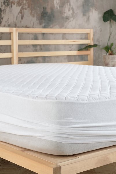 Palmex Home Quilted Fitted Waterproof Full Edge Mattress Protector Mattress Cover