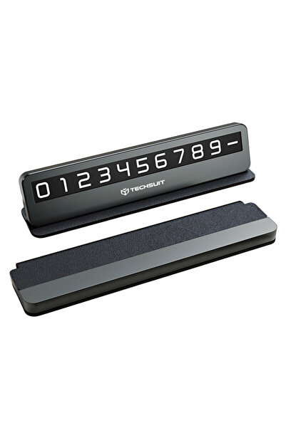 Techsuit Βάση Αριθμού Αυτοκινήτου Premium με Μαγνητικά Ψηφία DialCraft, SN1