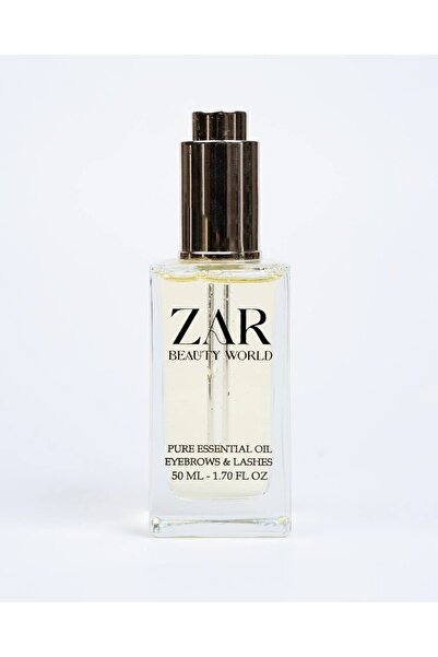 ZAR BEAUTY WORLD زيت عطري نقي لنمو الحواجب والرموش