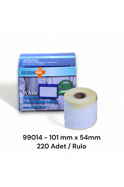 Dymo Muadili LW Etiket 101 mm x 54 mm - 99014 - 220 Adet