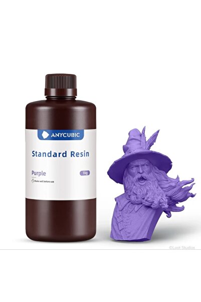 Anycubic Standart Mor Reçine 1Kg SLA - Teknoartshop
