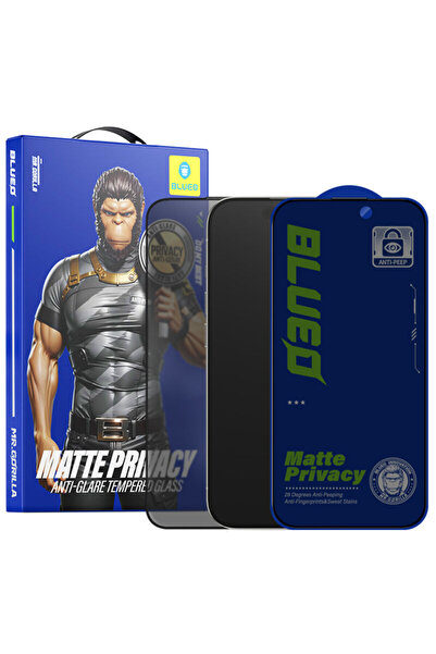 BLUEO Anti-Peep Privacy Glass for iPhone 14 Pro Max