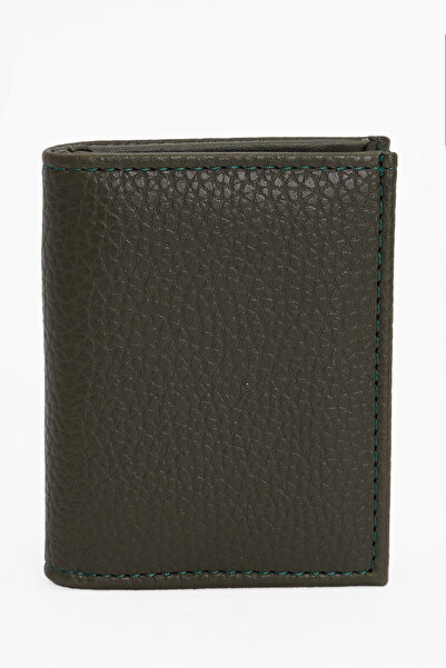 Tudors Vegan leather men's khaki wallet