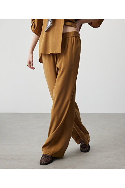 MISS IPEKYOL Elastik bel wide leg fit pantolon