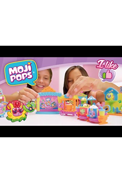 Moji Pops Set de joaca cu 2 figurine exclusive si Ice Cream Shop