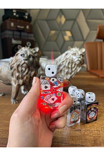 Emba Özel Tasarım Işıklı Zar Model Çakmak