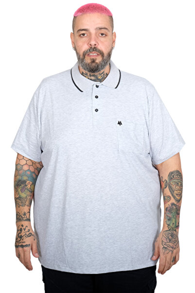 ModeXL Mode XL Large Size Men's Lycra Single Jersey Polo Neck T-Shirt with Po...