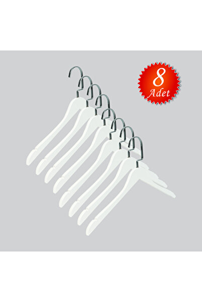 NYN Drveni M001-C (SREBRNA KUKA LAMA) vešalica za košulje, majice, bluze, hal...