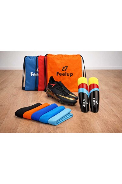 football Unisex Football Boots Set of 3+Bag+Socks+Shin Guards