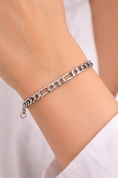 More Black Figaro Chain Bracelet