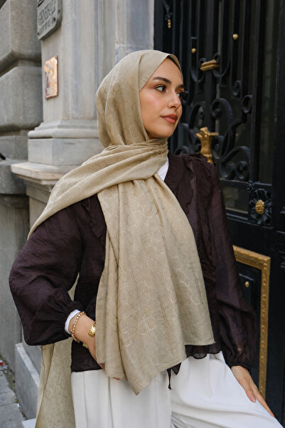 Şalland Na'i Pure D Desen Şal Küf Yeşil