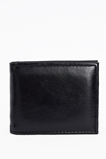 Tudors Vegan Deri Erkek Siyah Cüzdan