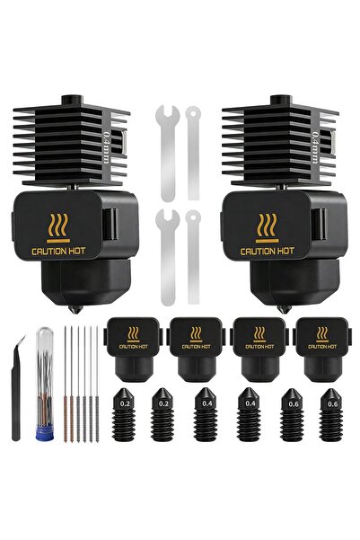 Creality Hotend kit for Bambu Lab A1/A1 Mini 3D printers – 2 pieces, 0.4 mm p...