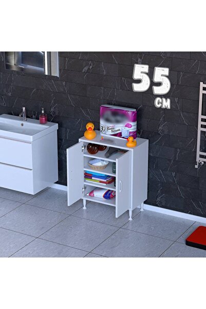 Modilayn İlkim Pratik 3 Raflı Alt Dolap – 14 Farklı Boy Seçeneği