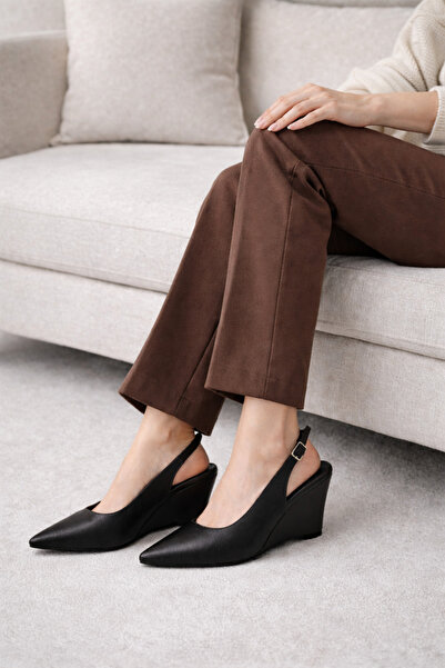 CİMİLİ SHOES Pantofi clasici cu toc pentru femei, toc tip pană, 7 centimetri