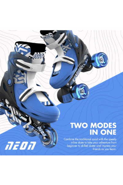 Yvolution Neon Combo Skates 12-2 Goteki Blue