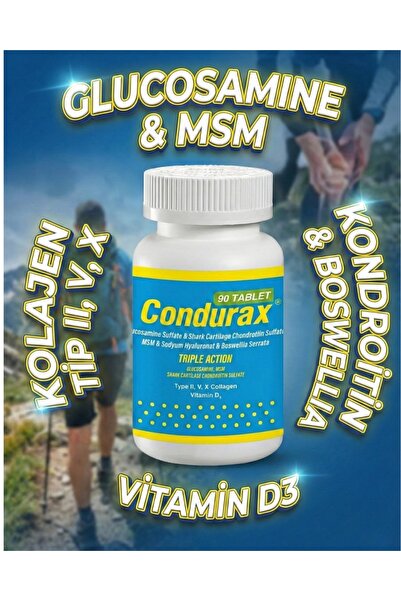 movementnutrition Condurax Glukozamin Kondroitin MSM & Multi Kolajen (Tip II,...