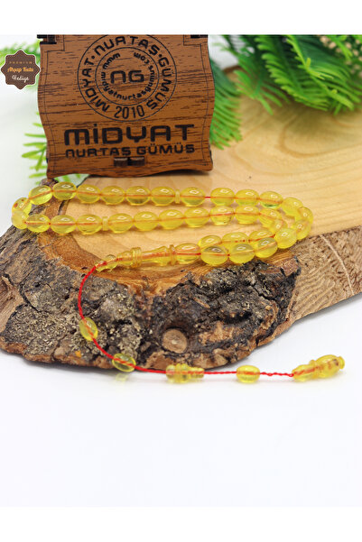 Midyat Nurtaş Gümüş Lemon Yellow Barley Cut Special System Tasseled Crimped A...