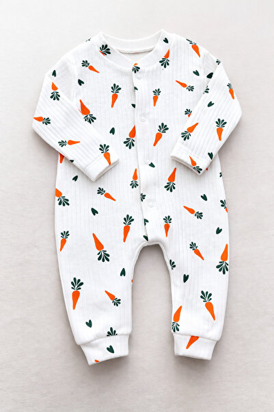 Nexvora Havuç Desenli Bebek Tulum