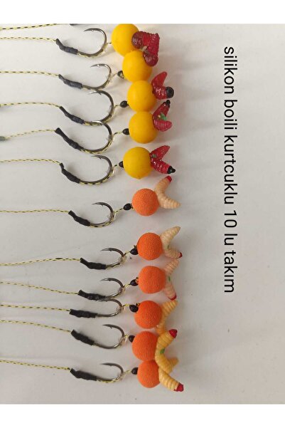 shop Sazan Rig takımı boili kurtçuklu (10 'lu set)