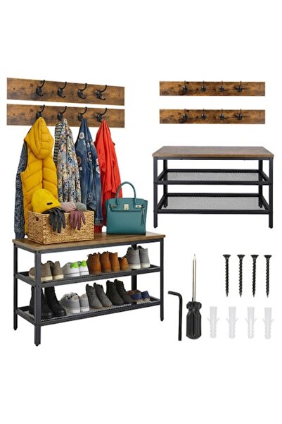 Ruhhy Suport multifuncțional pentru încălțăminte cu cuier