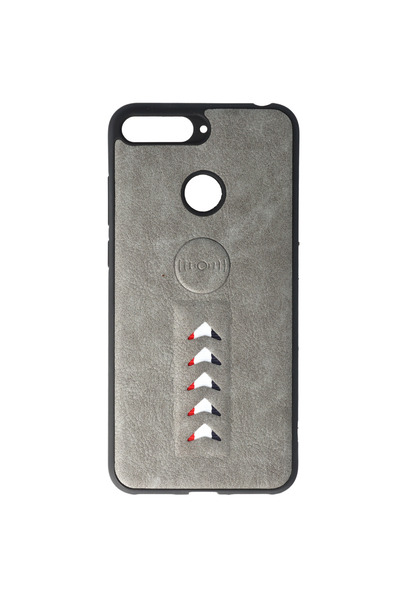 SEP Case TPU Leather Arrow Huawei Y6 2018 Gray