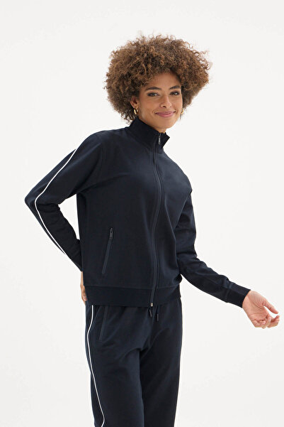KLY New Season Women's Zippered Stylish Design Tracksuit Set