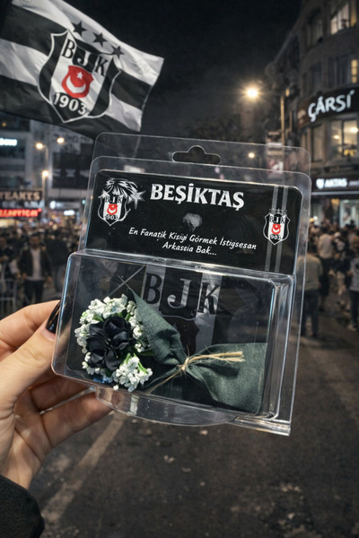 HEY GİDİ GİFT Beşiktaş Taraftar Çiçeği Aynalı Hotflowers 1903 – Mini Buket - ...
