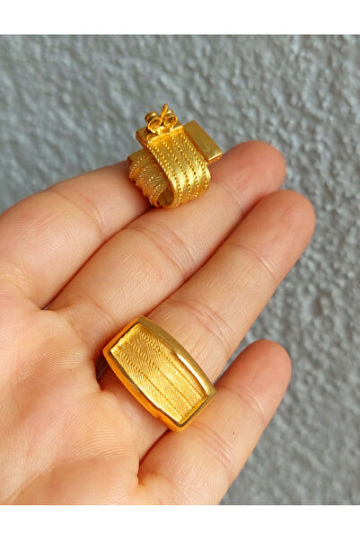 Midyat Nurtaş Gümüş 5 Sıra Katmanlı Altın Kaplama Trabzon Hasırı Kadın Gümüş ...