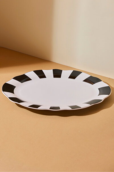 Perotti Black Bone Kayık Tabak 36 cm