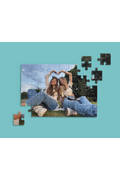 suncrafted En İyi Arkadaşa Özel Hediyelik Puzzle - Kişiye Özel 130 Parça A3 F...