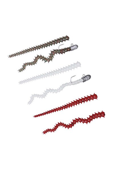 Genel Markalar Savage gear LRF Ragworm Kit 18+2pcs (Red. Brown. Glow)