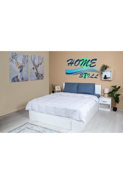 Home Still Pilota cu Pene de Rata 200/200 alb
