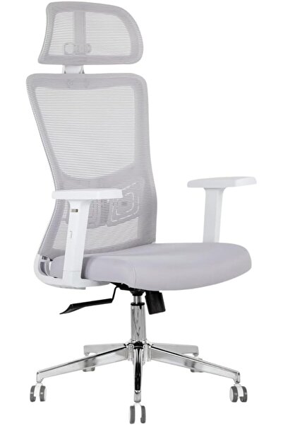 Afifa Furniture Grey Mesh Office Chair