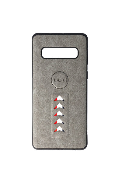 SEP Case TPU Leather Arrow Samsung Galaxy S10 Gray