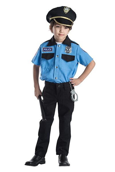 Toybox Police Chief Role Play Set Costume with Hat & Accessories for Kids Age...