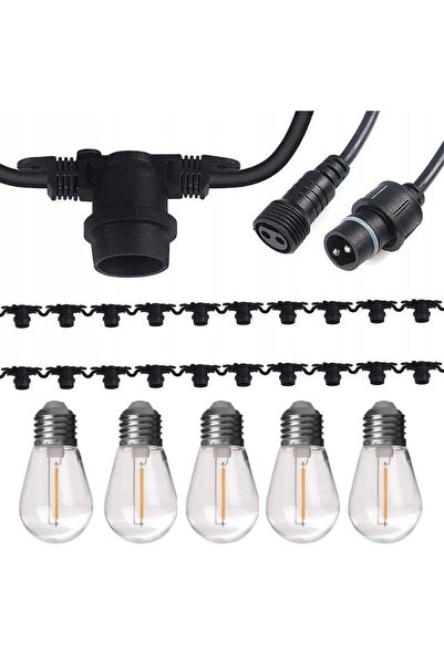 proled Soho Ghirlanda Luminoasa, 50 Metri cu 50 Becuri Led Filament 1W, IP44