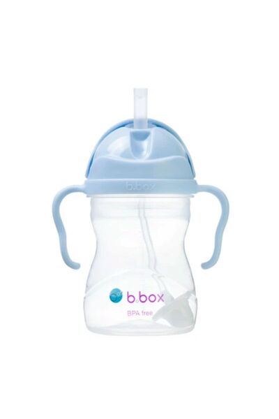 b.box Cup with straw, +6 months, 240 ml, Blue,