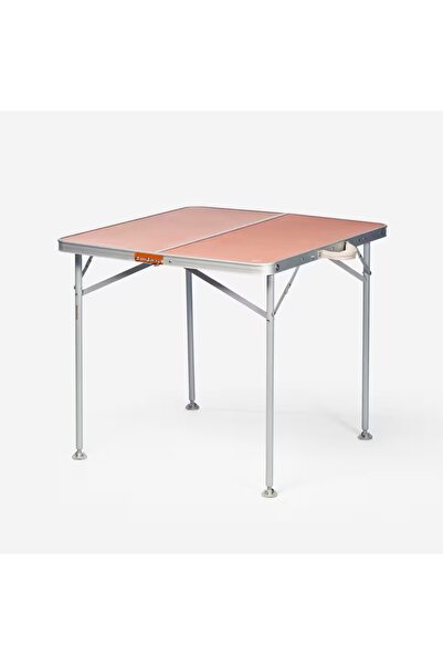 Decathlon Katlanabilir Kamp Masası - 4 Kişilik - Kahverengi