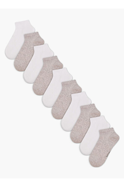 Lee Cooper جوارب رجالية بطول الكاحل - طقم من 10 قطع