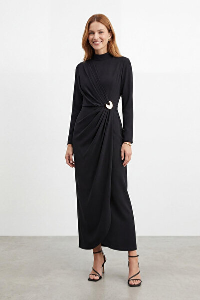 Puane ELBİSE 26Y12678 Siyah