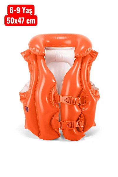 Fidan oyuncak Intex Çocuk Şişme Can Yeleği 6-9 Yaş 50x47 cm