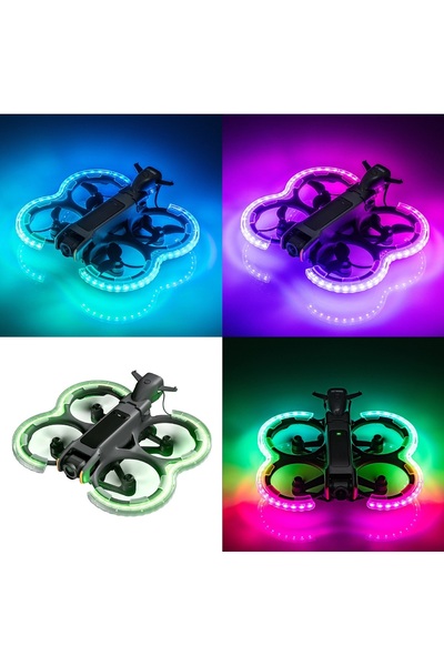 Startrc DJI Avata 2 - Drone Gövde ve Pervane Koruması ( Led Işıklı )