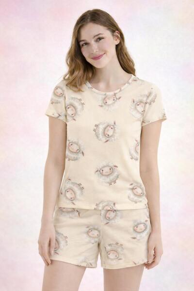 kuzey homewear Σετ κοντομάνικο σορτς Ryle Kuzu