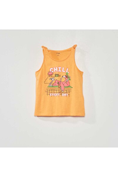 KIABI Printed vest top ORANGE