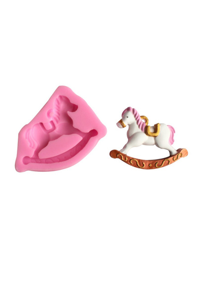 Choice 1PCS Trojan Horse DIY silicone mould aromatherapy plaster pendant car ...